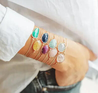 Elegant gold jewelry and accessories in a Korčula concept store